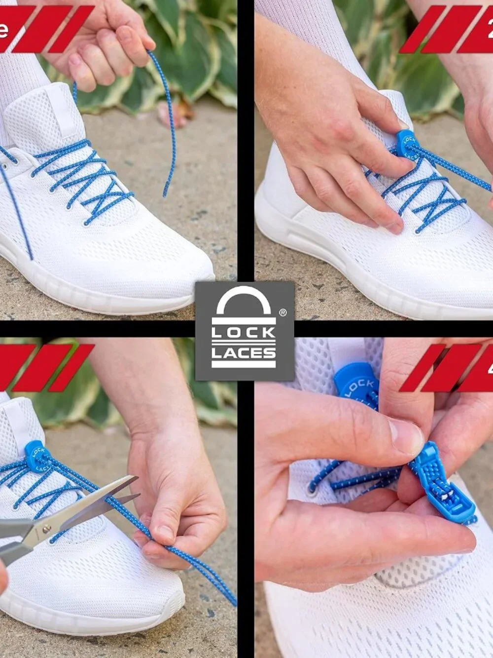 Elastic No Tie Shoelaces for Kids & Adults, One Size Fits All
